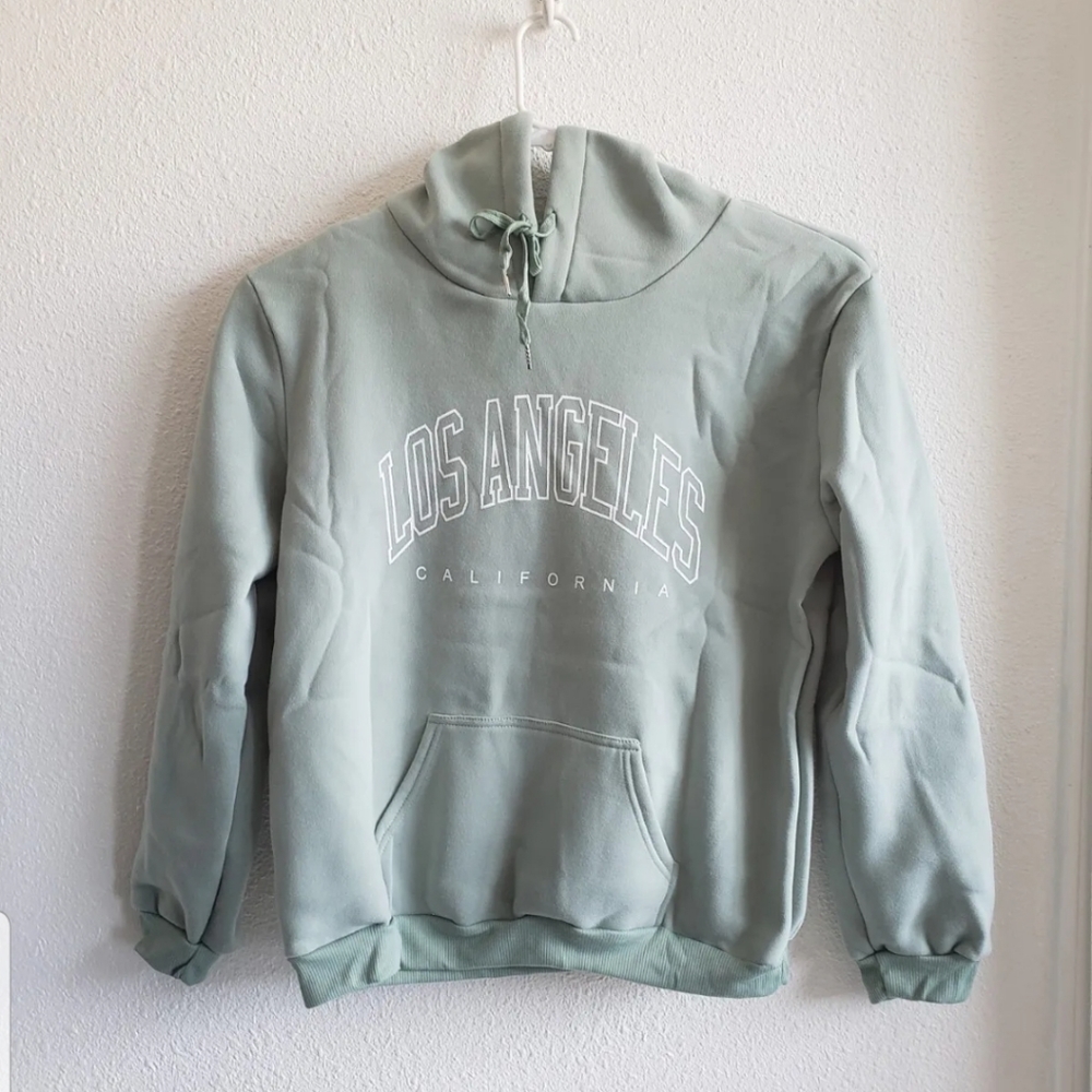 #NWOT Soly Hux Women California Graphic Hoodie Kangaroo Sweater